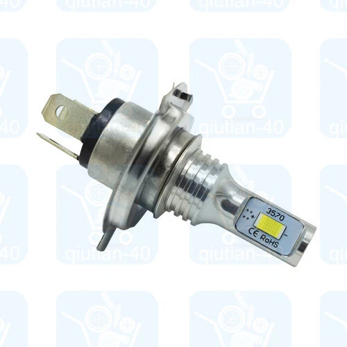 For Honda Rebel 250 450 500 Motorcycle LED Headlight Kit H4 6000K White Bulbs - Image 3 of 4