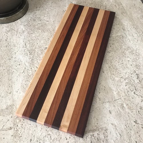 Wood Cutting Board Set Of 4 Solid Wood Handmade Charcuterie Block Made In USA - Picture 10 of 12