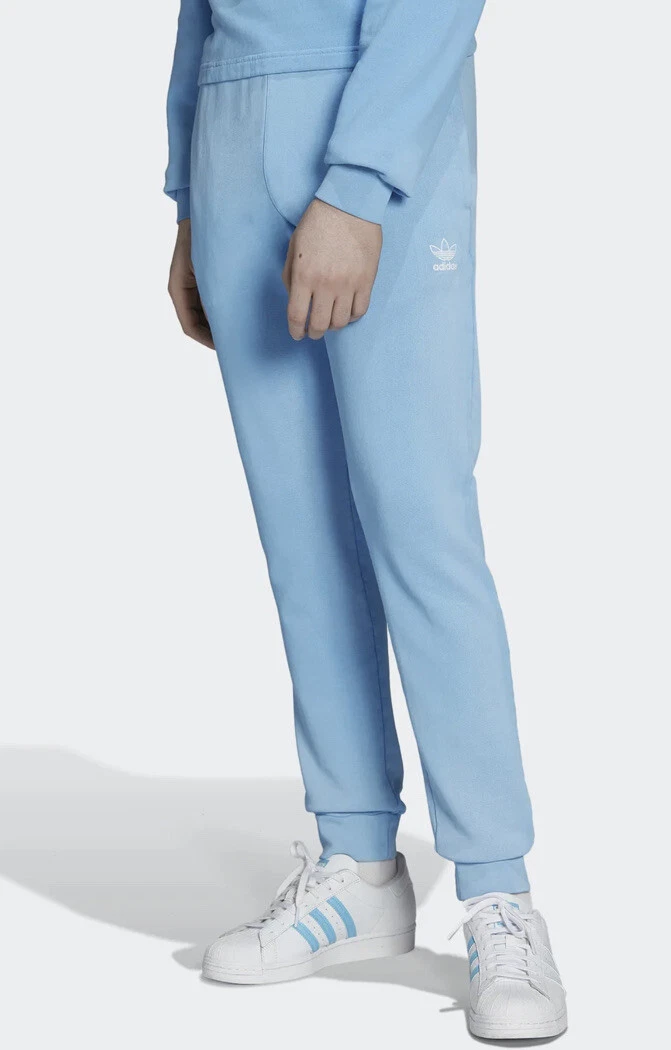 Baby blue adidas pants sale