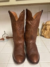 BROWN MADE IN USA VINTAGE NOCONA WESTERN COWBOY LEATHER BOOTS SIZE 11.5 B