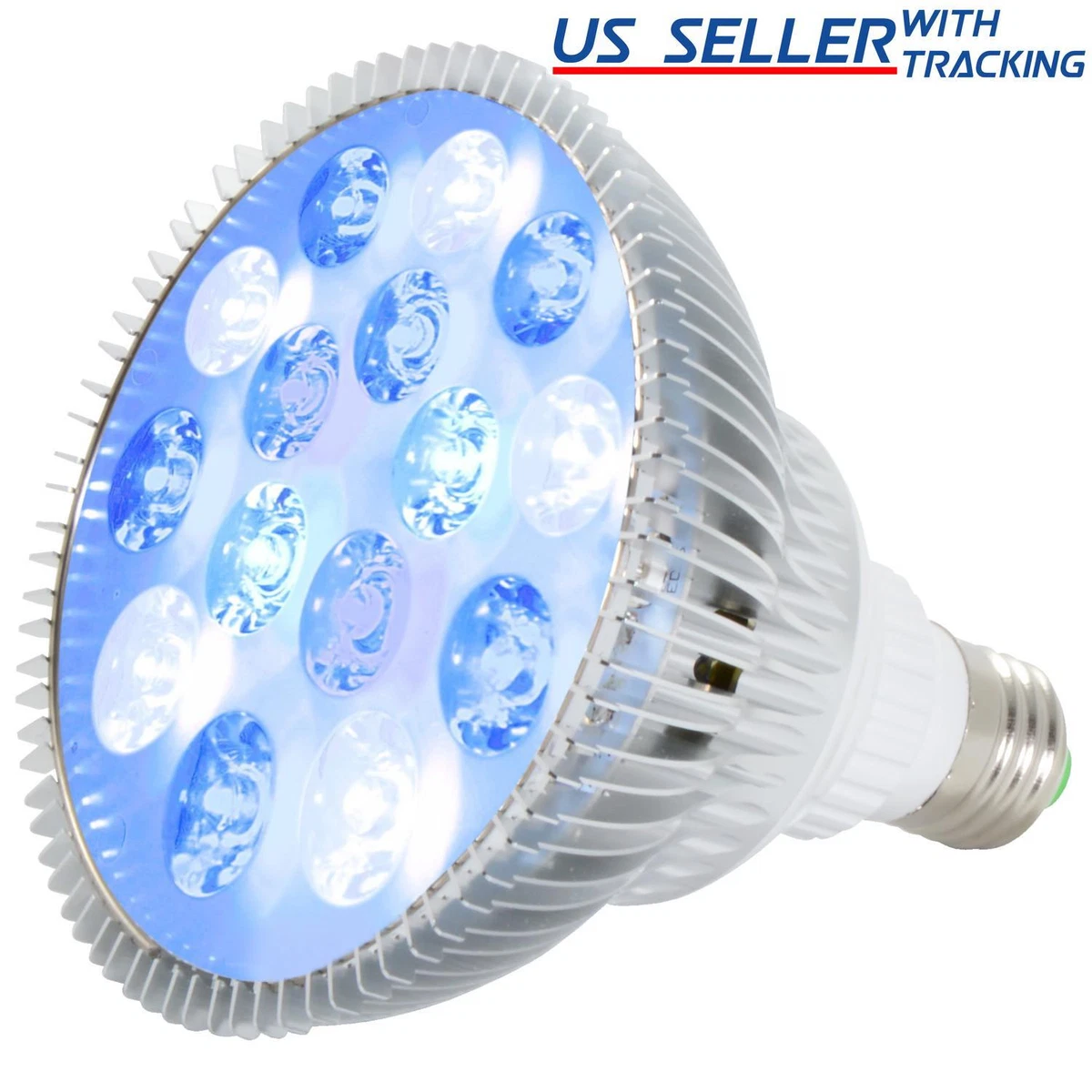 Blue and White LED Grow Light Bulb for Reef and Aquarium eBay