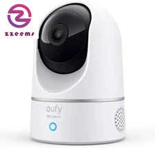 Security S220 Indoor Cam, 2K, Pan & Tilt, Indoor Security Camera, Wi-Fi Plug-In 