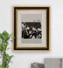 Andy Warhol, Hand-Signed Original Print With COA and +$3,500 USD Appraisal.*