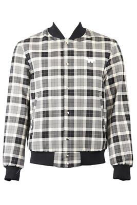 MAISON KITSUNE HERREN WOLLENMISCHUNG BOMBERJACKE KLEIN
