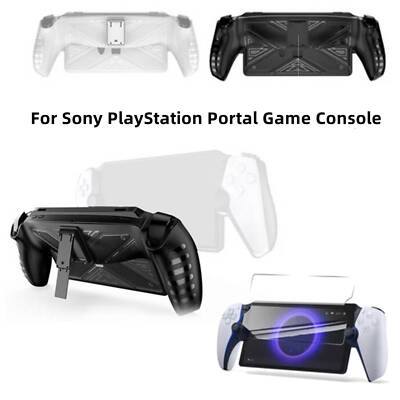 For Sony PlayStation Portal Game Console Protective Cover Stand / 	Tempered Film