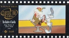 WB LOONEY TUNES CLASSIC INK CELCARD RABBIT OF SEVILLE FILM CEL BUGS BUNNY C1-01