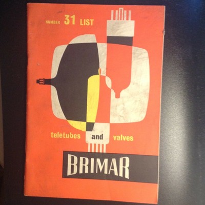 Brimarliste Nr. 31.  Teletubes und Ventile Katalog 
