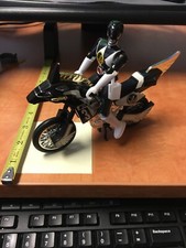 Power Rangers Revvin Thunderbike Black Ranger 1995 Bandai Bike Cycle Vintage