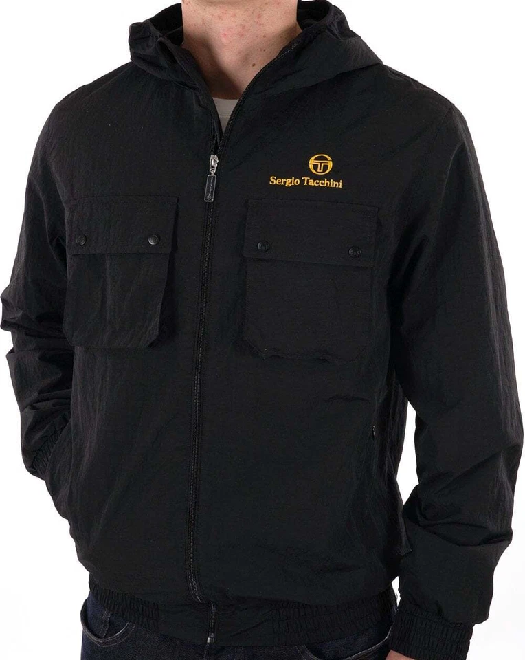 Sergio Tacchini Terrace Pocket Jacket Black - Image 4 of 4