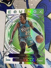 Jaden Ivey 2022-23 Obsidian Asia Tmall Equinox Green Flood #12 Pistons /25