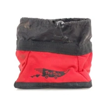 Trip Tails Puppy Dog Travel Camping Food Carrier Fold Up Food Red EUC