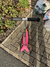 Kids Pink Mini Microscooter, 3 Wheel, Used Good Condition 