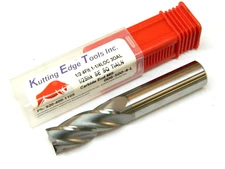 KUTTING EDGE TOOLS   1/2" Solid Carbide 4 Flute Center Cutting End Mill U.S.A.