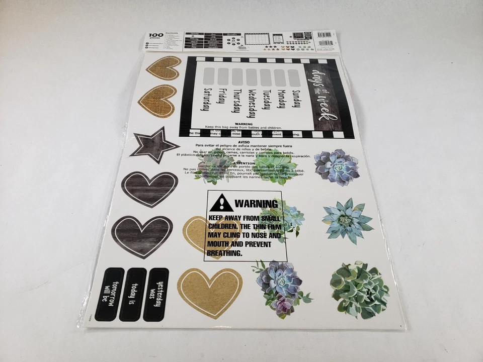 批量 6 件 - 100 件 110409 简约时尚日历公告板套装 — 第 3/4 张图片