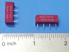 (2 PCs)RELAY REED, 9001-05-01, Coto Technology, SPST, 500MA, 5V,READ INFORMATION