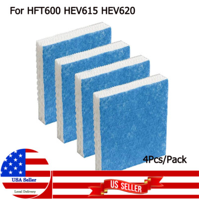 4Pcs Blue HFT600 Humidifier Wick Filter for Honeywell HEV615 HEV620 Filter T