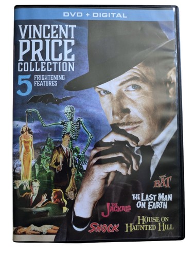 Vincent Price Sammlung DVD + Digital 5 erschreckende Filme Die Fledermaus / Schock