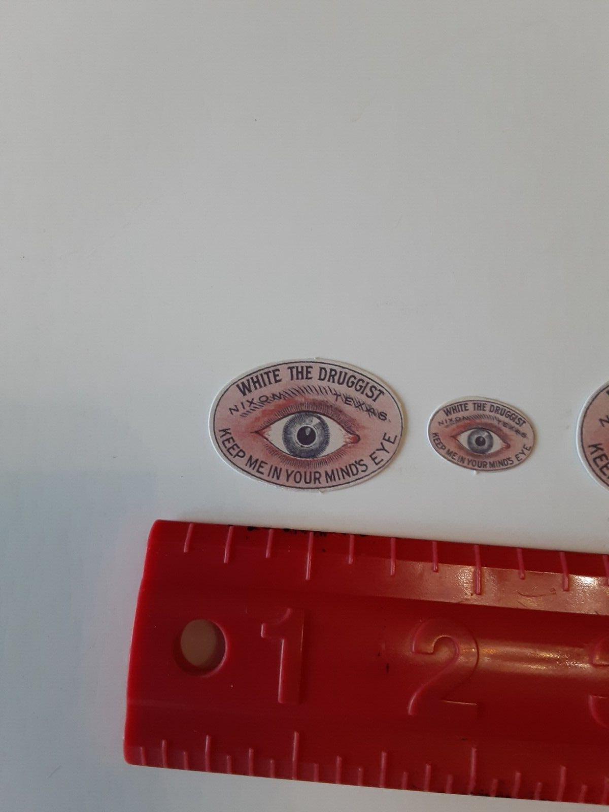 Cardstock Miniatures Old Vintage Halloween Decorations Ads Cards Die