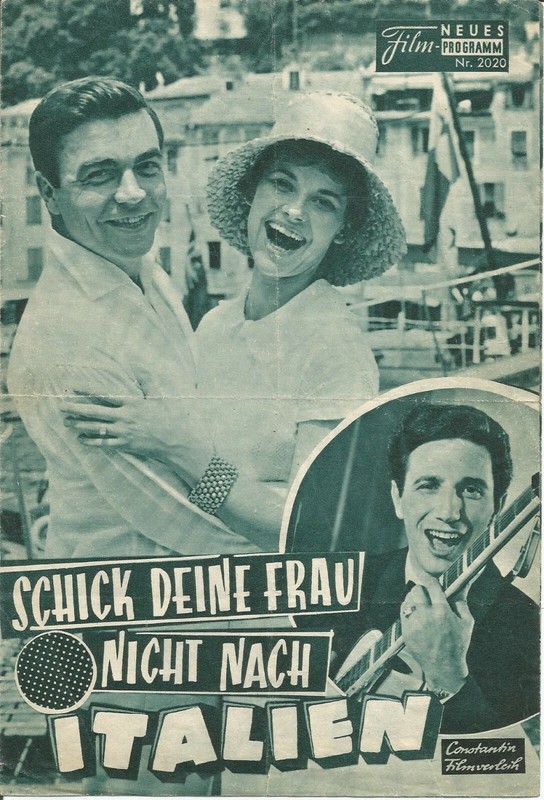Schick Deine Frau nicht nach Italien  1960  AUSTRIA Kino Neues Film Programm