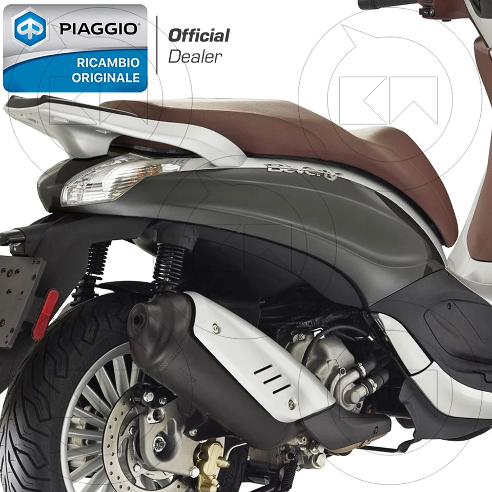 PARACALORE PROTEZIONE MARMITTA ORIGINALE PIAGGIO BEVERLY RST 4T IE 300 2014 2015 - Immagine 2 di 4