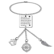 Pet Memorial Car Hanging Ornament for Dog Cat Lover Rear View Mirror Accessories