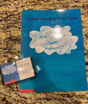 Little Cloud by Eric Carle Book & Cassette Set   1997 Scholastic Read-Along VTG
