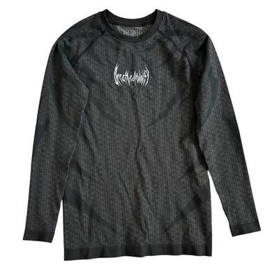 Void Tech Men's Sz Medium Dark Gray Longsleeve Compression Shirt Lightweight