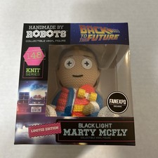 Handmade By Robots Marty McFly Black Light FANEXPO Limited Edition Knit series
