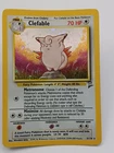 Clefable 5/130 Base Set 2 Rare Holo Pokemon Card 2000 Vintage WOTC MP