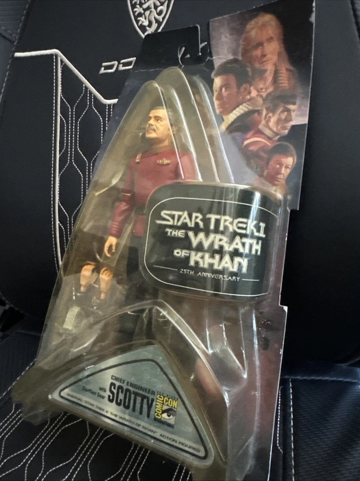 RARO. Figura de acción exclusiva de Scotty SDCC de Star Trek II The Wrath of Khan NUEVA Foto 4 de 4