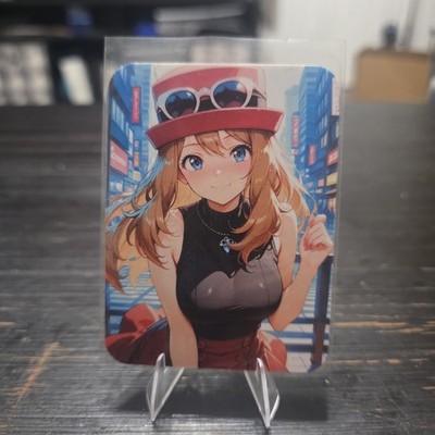 Custom DIY Serena Pokemon XY Trainer Waifu Card   PKMN Set   Mythical Slime...