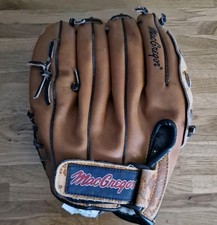 Macgregor Echtleder Spitze Linkshand Baseball Handschuh Fang gebrauchter Zustand