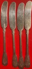 Four Vintage Tiffany and Co Sterling Small  Butter Knives — photo 1