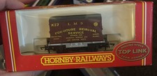 Hornby 'OO' Gauge R6013 L.M.S. "Furniture Removal" Conflat & Container Boxed.