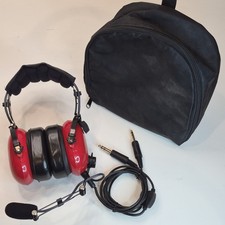Red Baron C-40-10 SoftComm Aviation Headset Dual GA Plug - Case New Gel Ear Pads