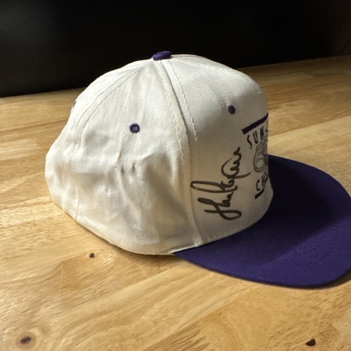 Vtg Sun-Times Challenge NBA CHICAGO BULLS John Paxson Signed KC HAT CAP SNAPBACK - Picture 8 of 9