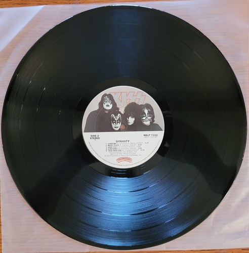 KISS Dynasty 1979 LP w/Poster + Inner 1st US Press VG/VG+ Original CLEAN VINYL - Foto 14 di 15