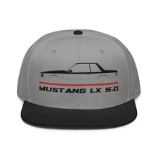 For Mustang LX 5.0 1987-1993 Fans Cap Foxbody Sleeper Snapback Hat Birthday Gift