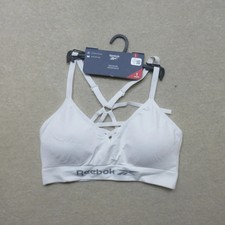 Reebok Seamless Underwear Women's Bra White Size L Stylish Comfort Straps