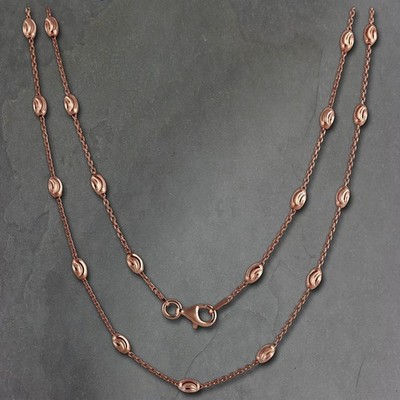 SilberDream Halskette 925 Silber vergoldet 45cm Schmuck silber rose SDK26245E
