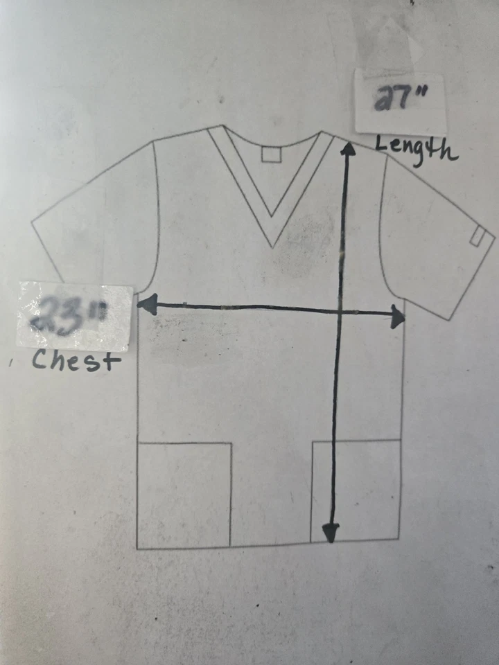 Blusa Médica Mary Engelbreit Talla L-Rosa/Negro Floral-Pecho 23"/L 27" Foto 4 de 4