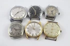 Vintage Mechanical Watch Heads Kienzle Timex UNTESTED x 6
