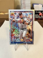 2026 Topps Series 1 #91C-12 Chipper Jones Silver Pack Mojo Refractor Braves