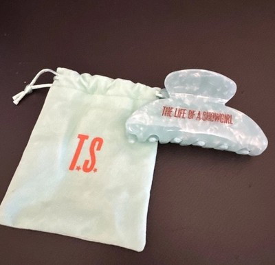 Taylor Swift Hair Claw Clip The Life of a Showgirl Mint Green OFFICIAL AUTHENTIC