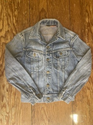 Rare Vintage 1970 s Lee Riders Denim Jacket - Peekaboo Vintage London - 36R S/M