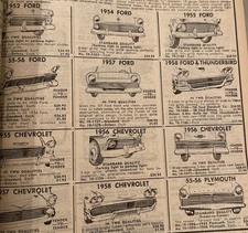 Vintage 1959 Warshawsky Car Parts Everything Automotive Illustrated Catalog