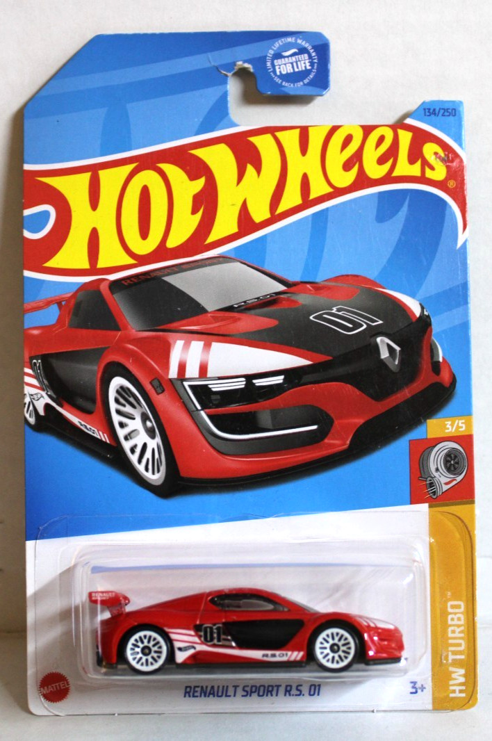 Hot Wheels 2023 HW Turbo 3/5 Renault Sport R.S. 01 #134/250 Red - New