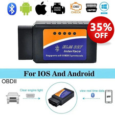 OBD2 OBDII ELM327 Bluetooth Scanner Car Auto ...