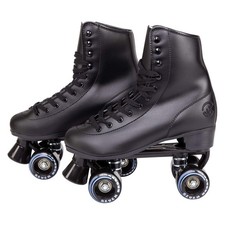 C SEVEN C7skates Quad Roller Skates Retro Design Black Women's 8 / Men's 7