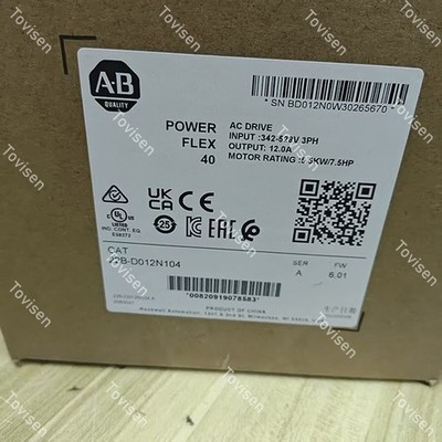Brand New AB 22B-D012N104 SER A POWERFLEX 40 AC DRIVE 7.5 HP UPS Shipping